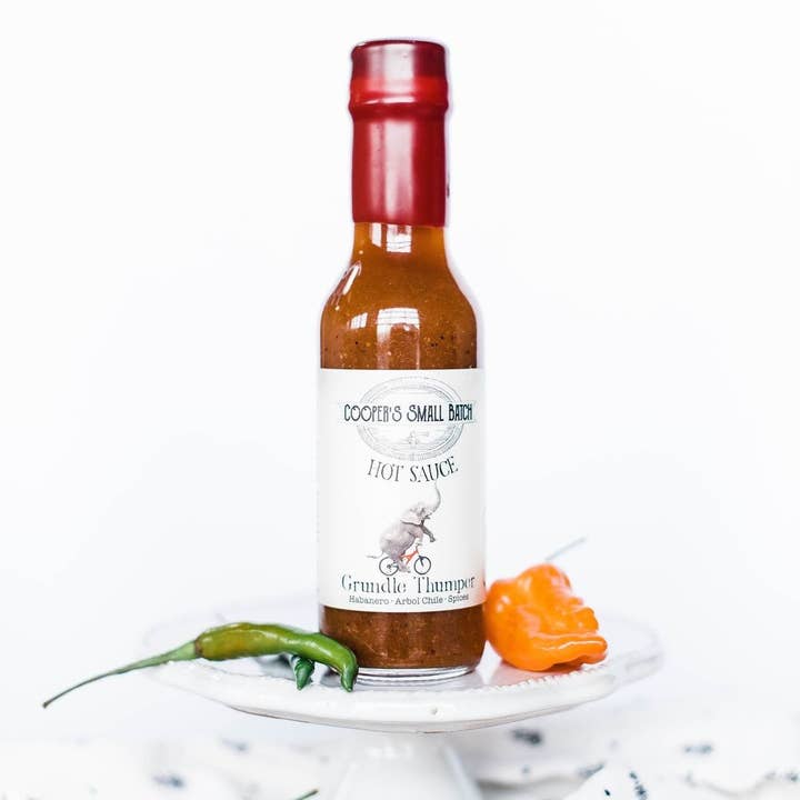 Cooper's Small Batch Hot Sauce – Molho picante por atacado – Molho Picante Grundle Thumper Habanero1