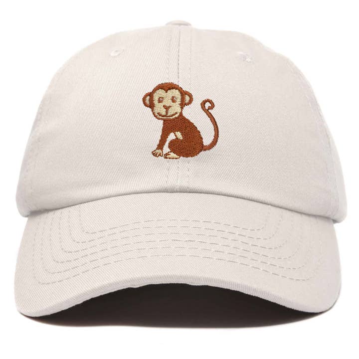 Dalix - Wholesale Baseball cap – Kids - DALIX Cute Monkey Kids Hat Embroidered Ball Cap Girls Boys
