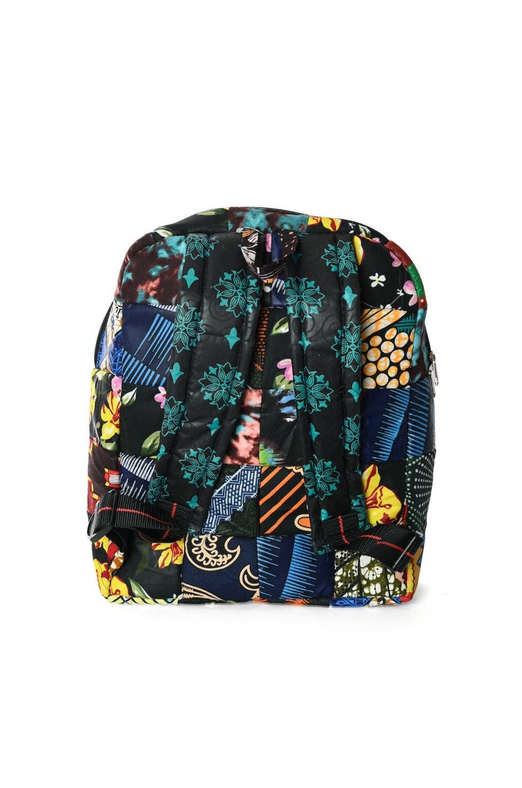 Swahili | AFRICAN MODERN - Wholesale Backpack - Women's - Assorted Colorful Cotton Backpack - Medium3
