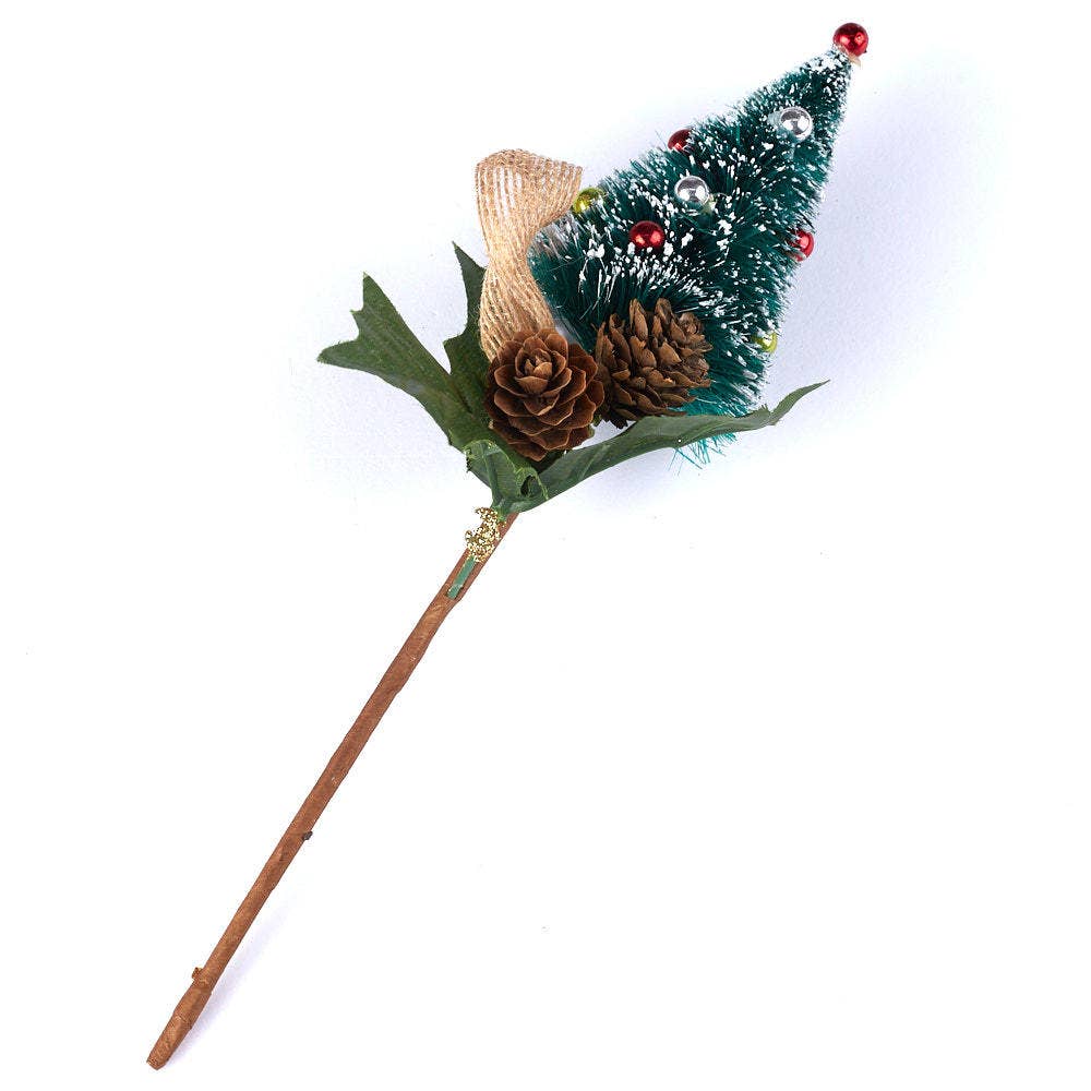 Factory Direct Craft - Wholesale Artificial Christmas Tree - 12" Christmas Sisal Tree and Pine Cone Pick3