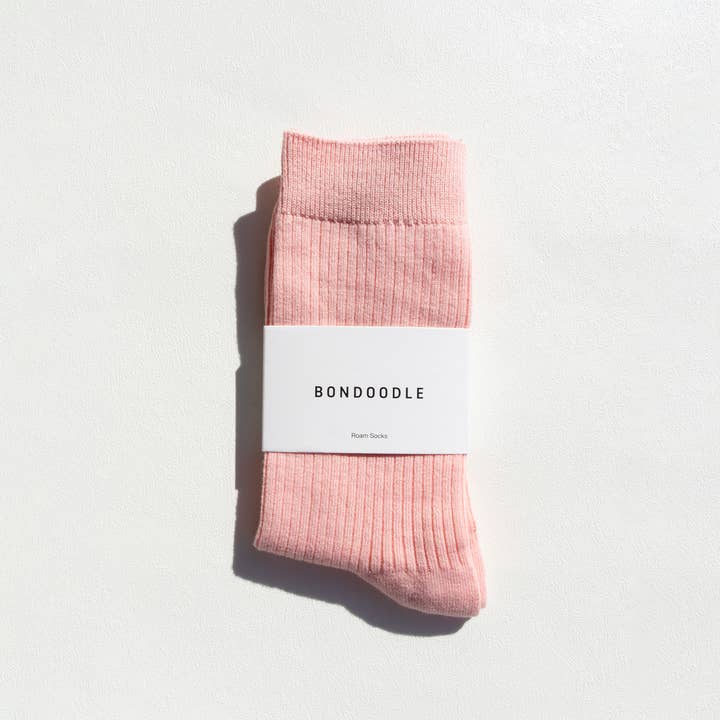 Bondoodle - Wholesale Socks - Women's - Women’s Everyday Cotton Crew Socks – Pink0