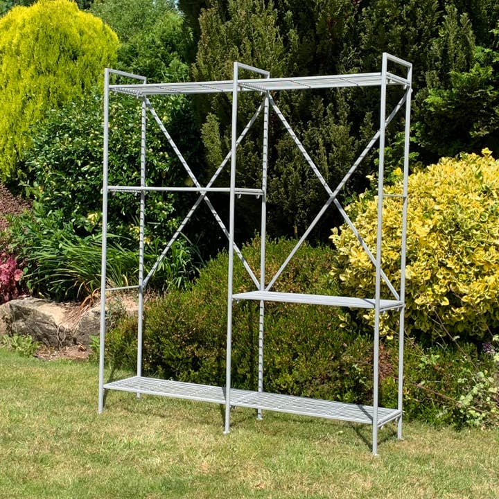 Minster Stylish Living Ltd - Wholesale Outdoor Ornament/Decor - 141Cm Grey Shelf Unit