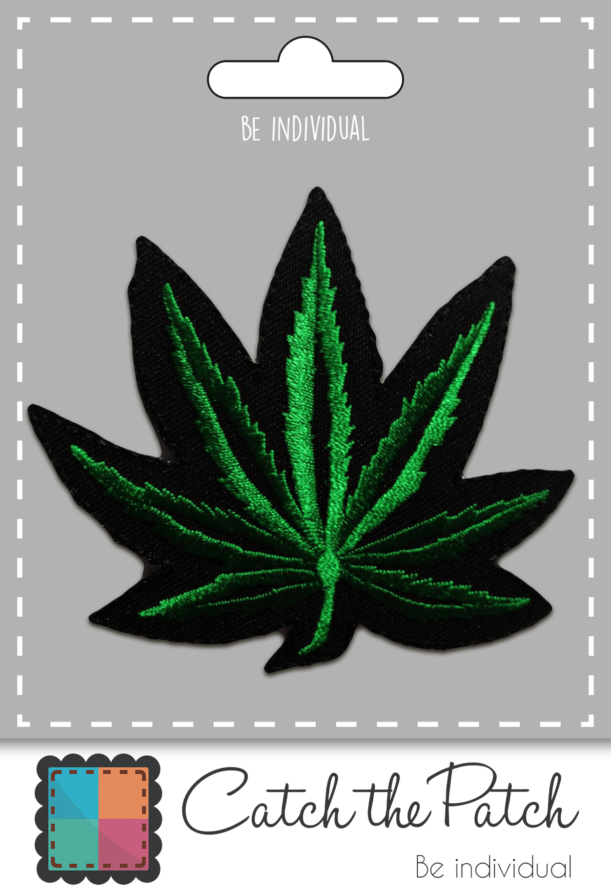 greenery Iron-on Patch - Cannabis Marijuana Weed green for wholesale on Faire1
