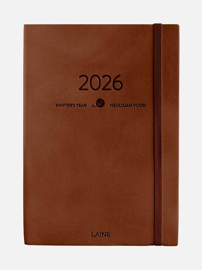 Knitter’s Year 2026 weekly planner for wholesale by Laine Publishing