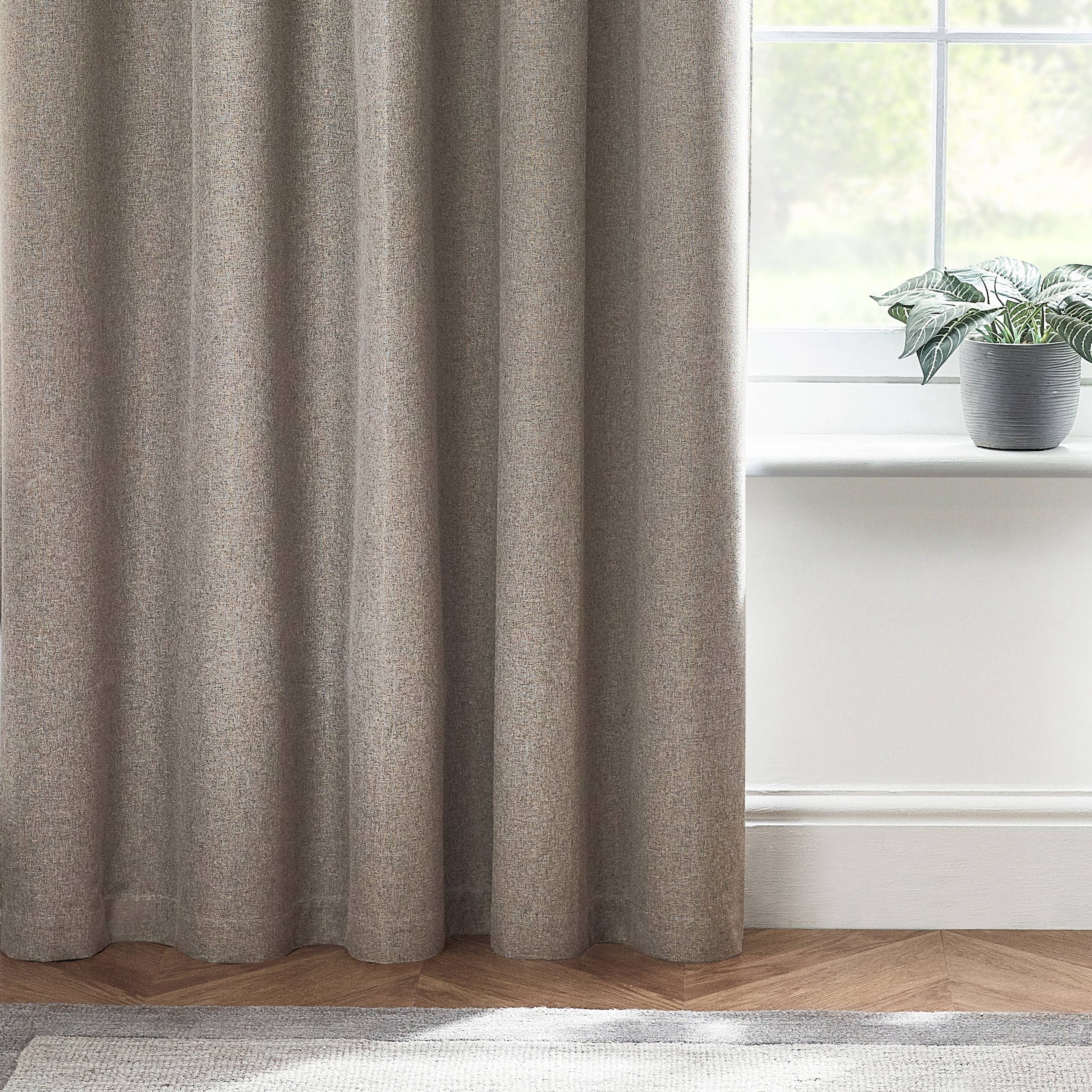 Dawn 100% Blackout Thermal Eyelet Curtains Grey for wholesale on Faire3