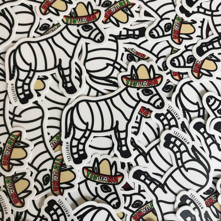 Tijuana Burrito Sticker for wholesale by YayItzel