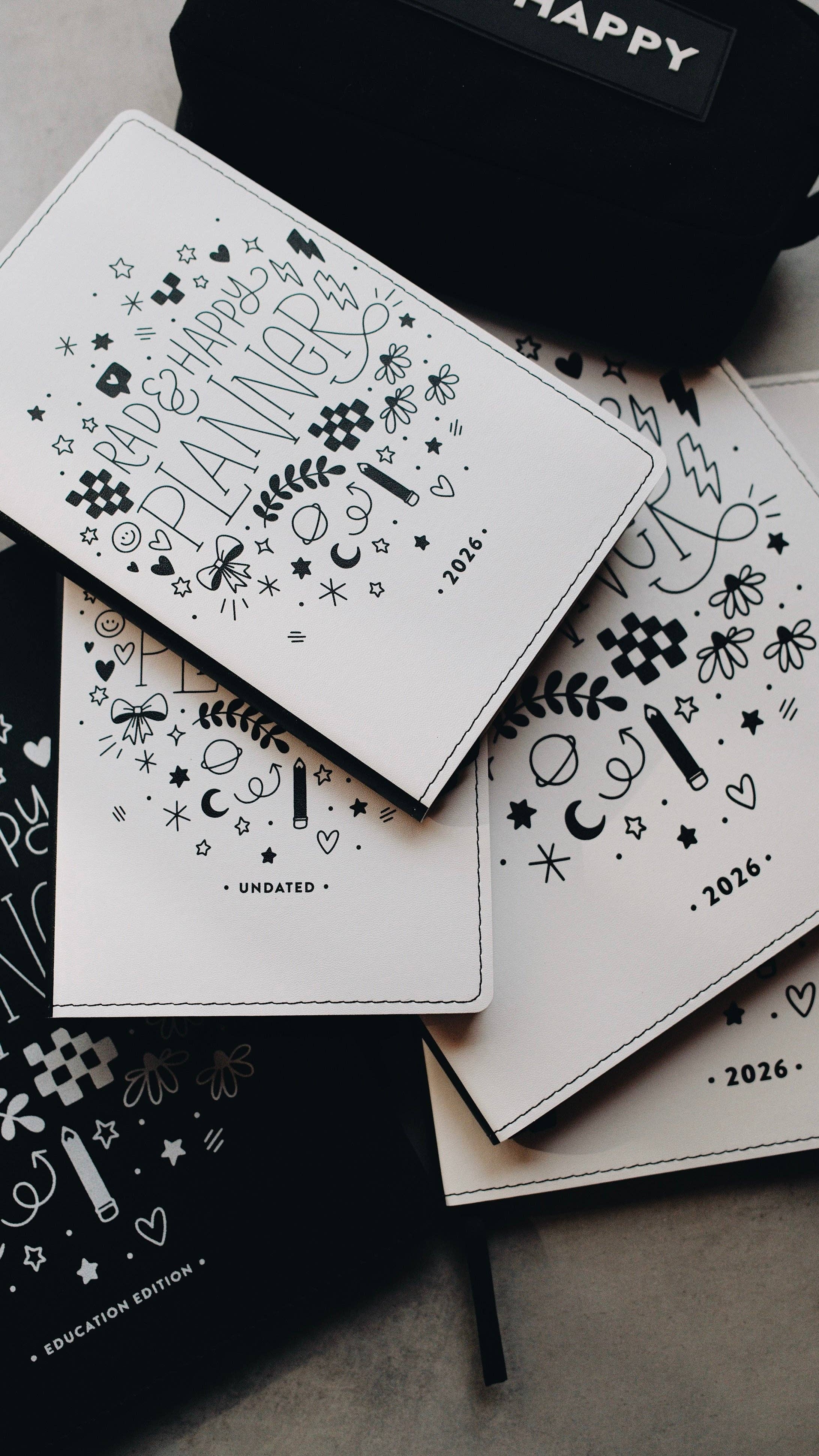 Rad & Happy - Wholesale Planner - 2026 Dated 8x10 Planner - Doodle Edition16