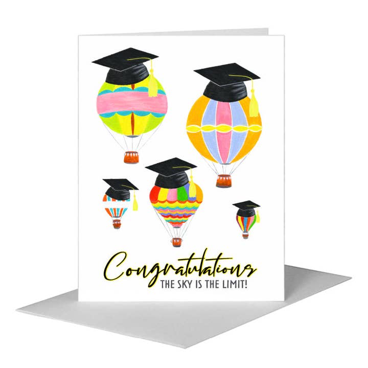 Ballonger i flykt, Gratulationskort (#8657D) för wholesale av Printed Canvas