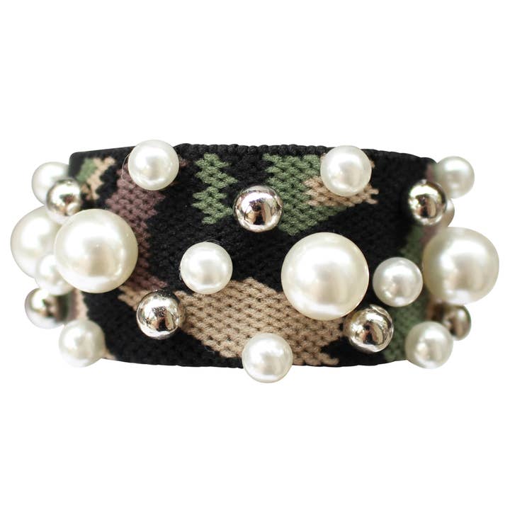 Gemelli – Engroshandel Hårbånd - Dame – Perle Stud Hair Tie21