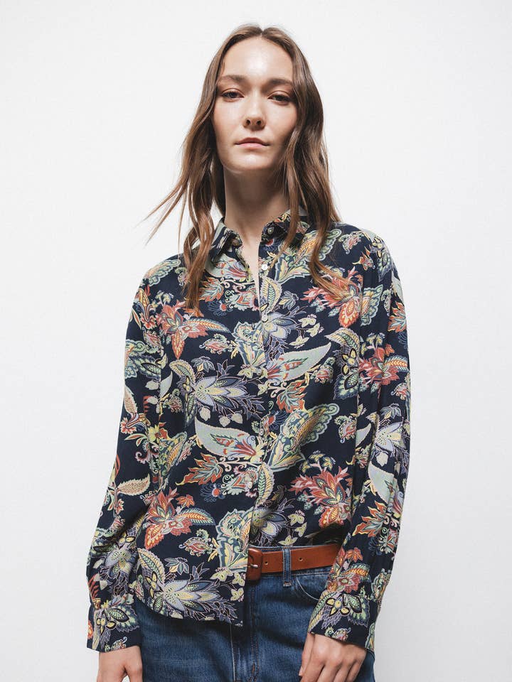 Floral Printed Shirt (416692-188) for wholesale by Lanidor