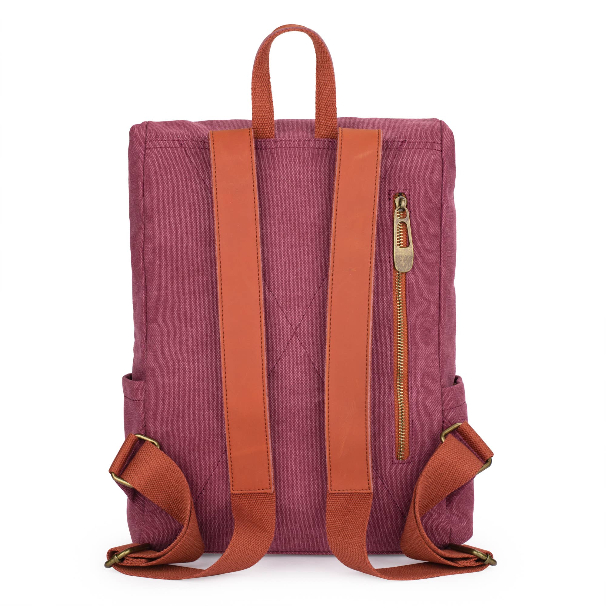 ZEDE PARIS – Großhandel Rucksack – Damen – Quai de la Gare (XL) - Rucksack aus Leinen und Leder7