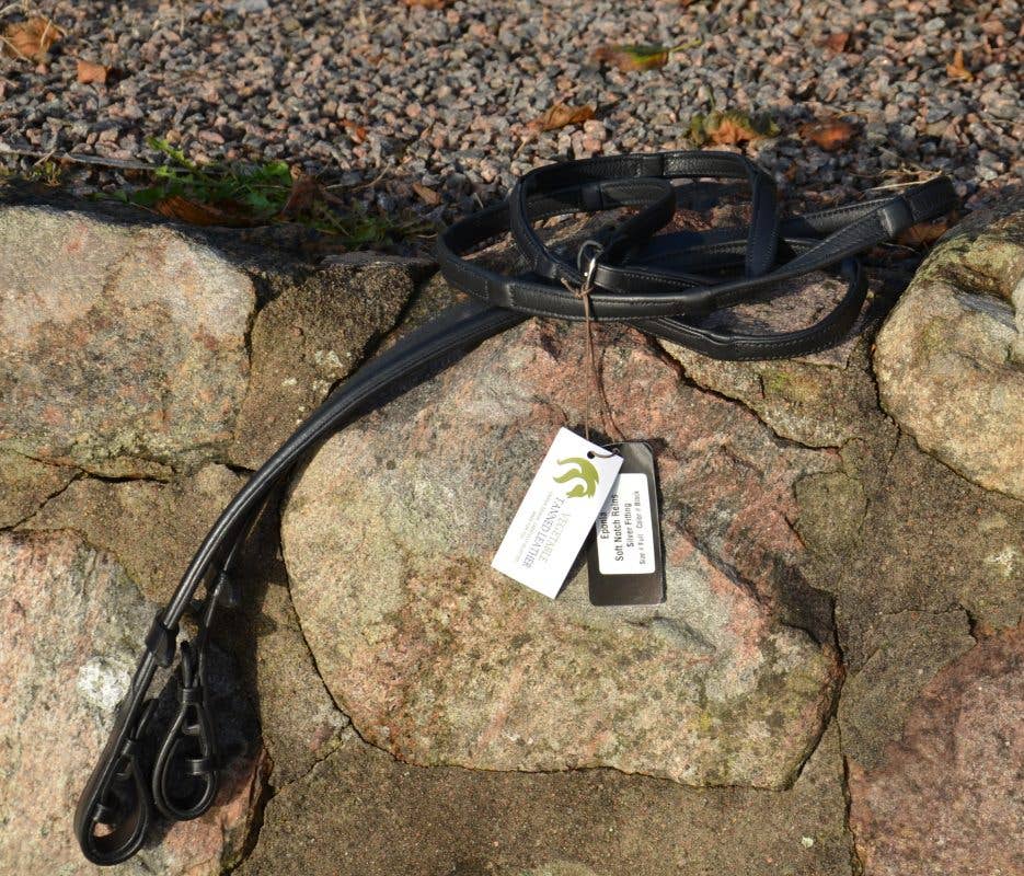 EPONIA EQUESTRIAN LIFESTYLE - Vente Équipement d’équitation - Rênes en cuir véritable souple avec encoches douces9