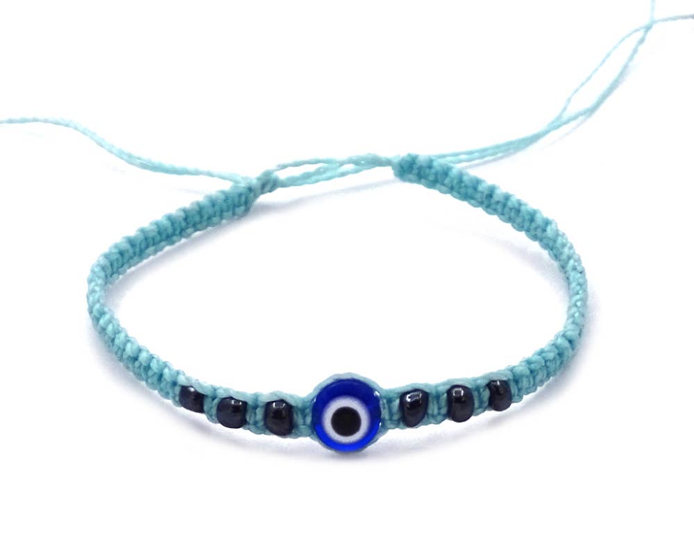 Pichincha - Wholesale Beaded Bracelet - Evil Eye Bead Thin Macrame Friendship Bracelet1