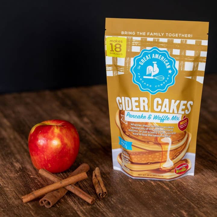 Great American Pancake Company - Wholesale Pancake Mix - Fall Favorite - Cider Cakes Gourmet Pancake & Waffle Mix