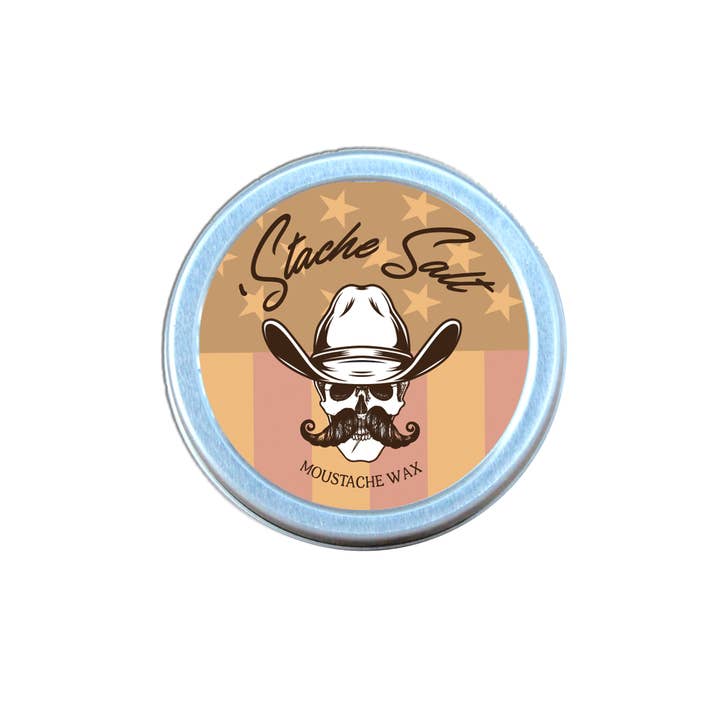 'Stache Salt - Wholesale Beard Styling Product - Cowboy - Medium Hold Moustache & Beard Wax