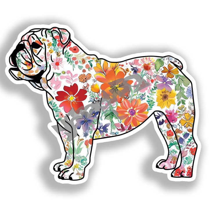 Bulldog Engelsk Hund Dekal Klistermärke # A018910 för wholesale av Yoonek Graphics
