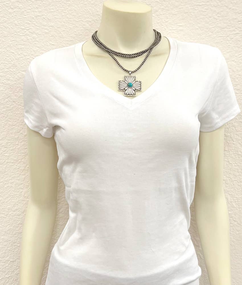 ISAC Trading Inc - Vendita all'ingrosso Collana con ciondolo/pendaglio - 735875, Collana Concho Fatta a Mano1