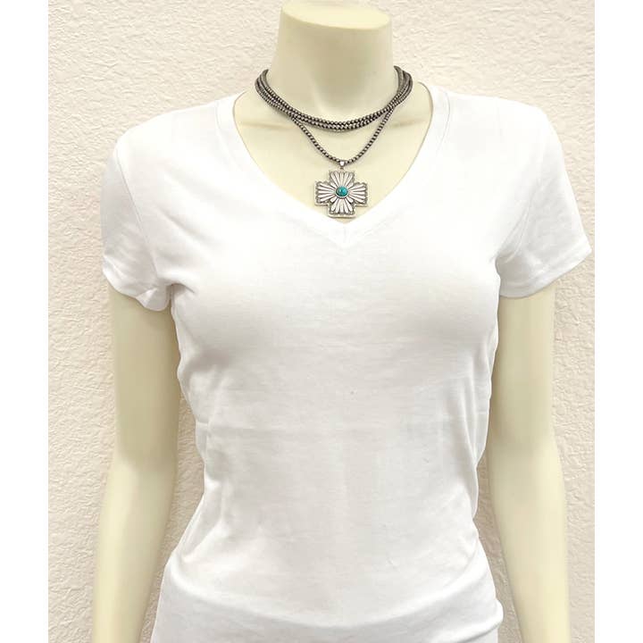 ISAC Trading Inc - Vendita all'ingrosso Collana con ciondolo/pendaglio - 735875, Collana Concho Fatta a Mano1