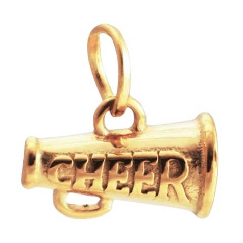 Cheer Charm for wholesale by Lotus Jewelry Studio