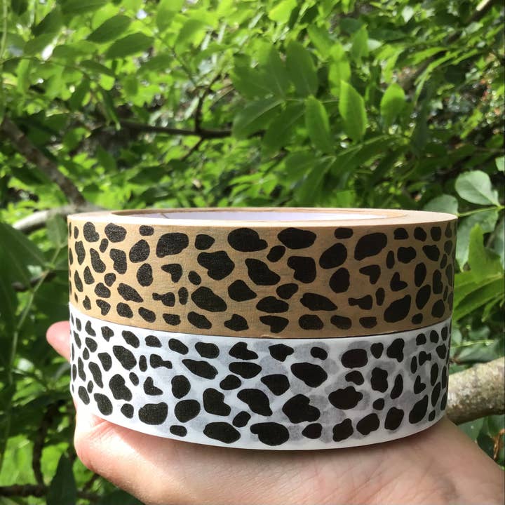 Cards and gift wrap – wholesale Tape – Animal Print brown paper tape2