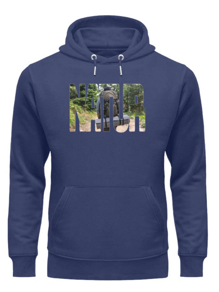 Nature 2 - sweat à capuche bio premium unisexe pour la vente par Uwaldu