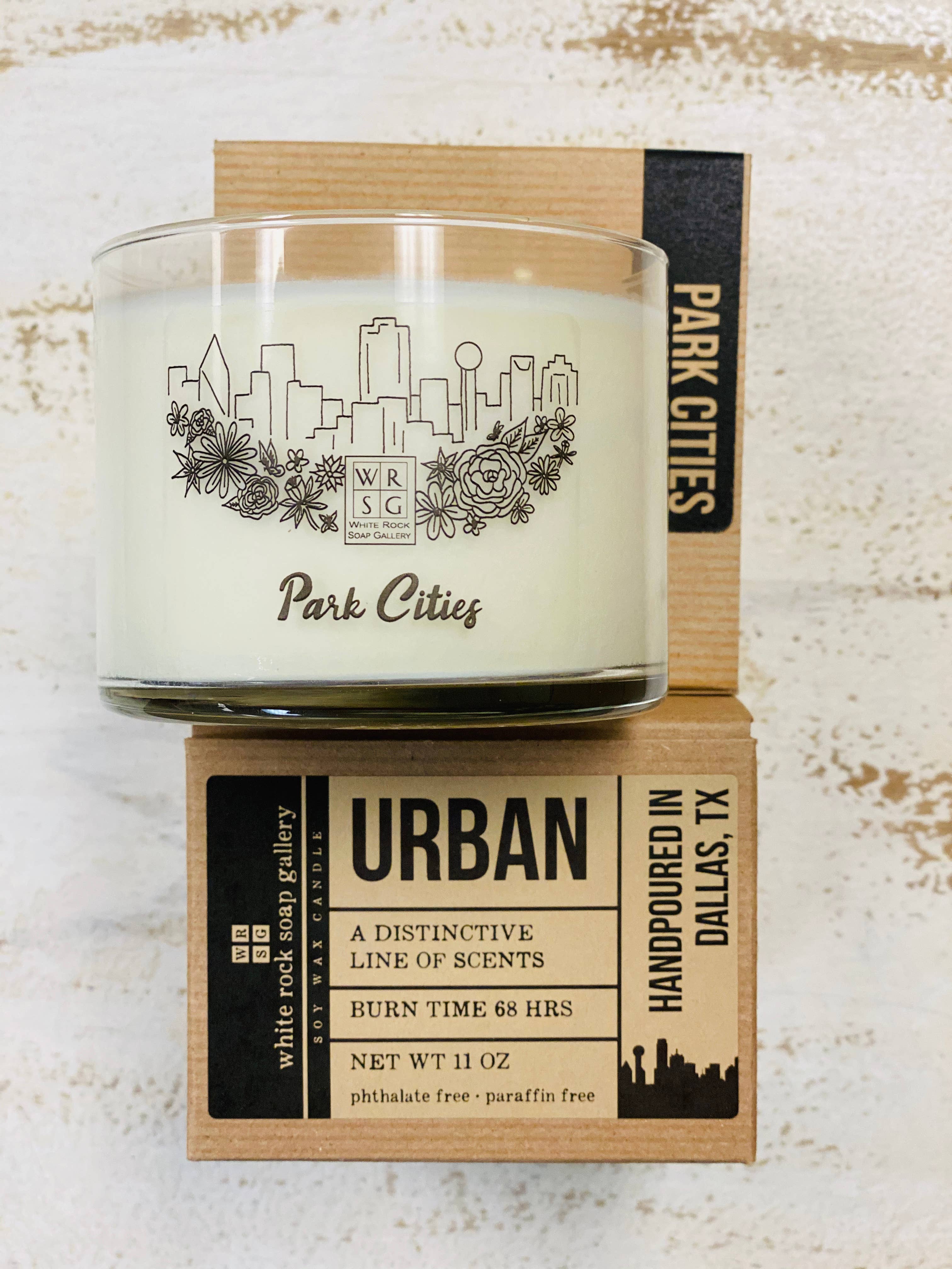 White Rock Soap Gallery - Wholesale Jar/Filled Candle - Soy Wax Candle Urban Collection24