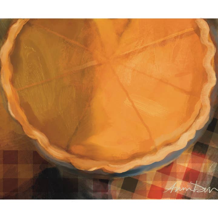 Anna DiVito Studio - Wholesale Everyday Greeting Card - WARM COZY HOME | PUMPKIN PIE | GREETING CARD | BLANK CARD