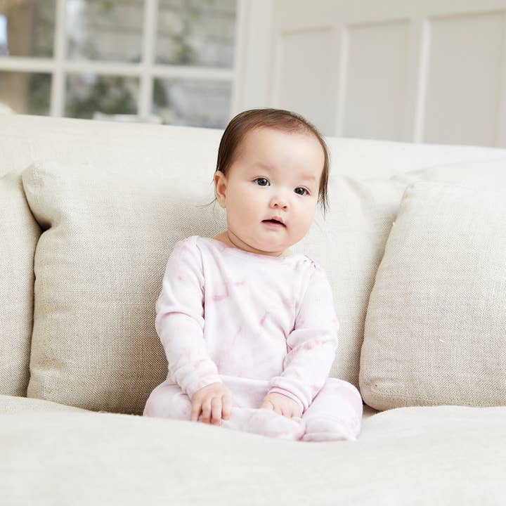 PAIGELAUREN baby & toddler - Wholesale Sleepsuit - Baby - Eco-Crystal Ribbed Pajama
