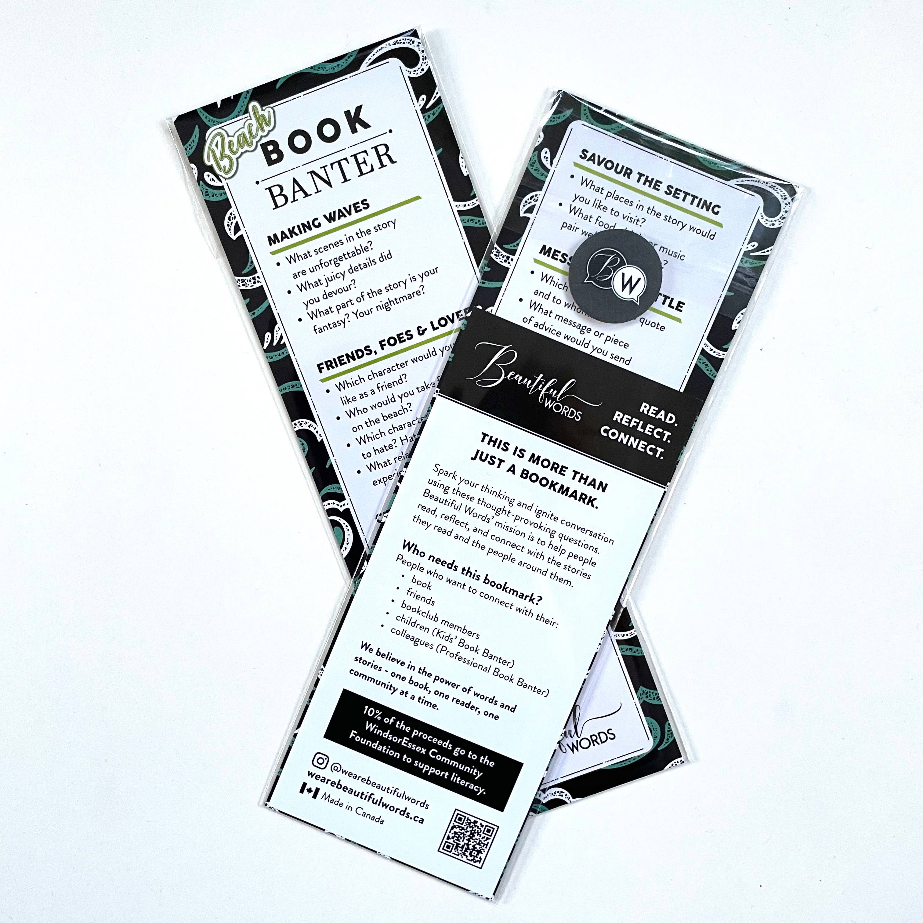 Beautiful Words - Wholesale Bookmark - Beach Book Banter Bookmark2