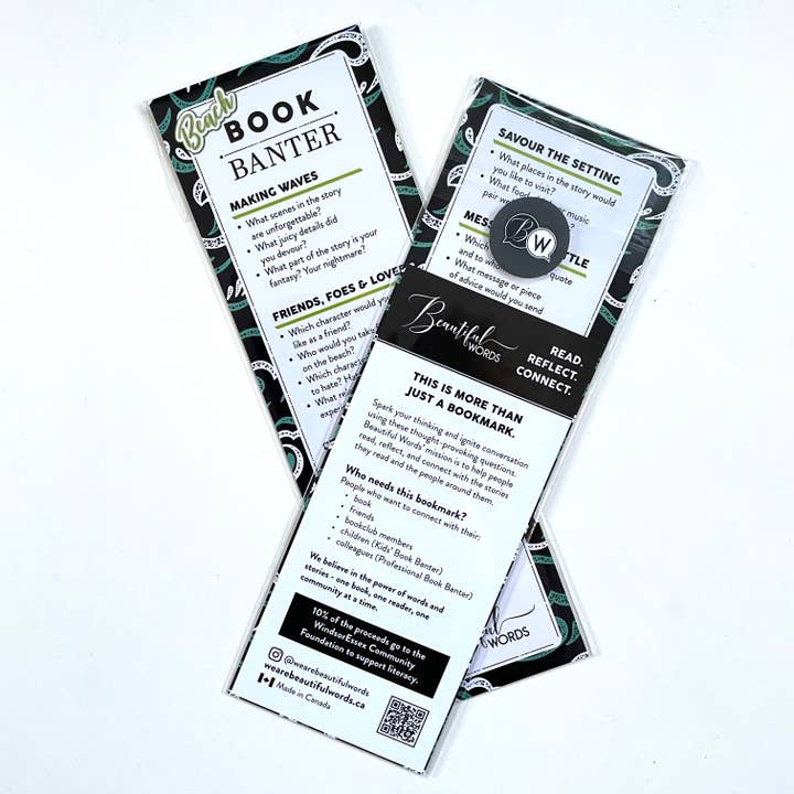Beautiful Words - Wholesale Bookmark - Beach Book Banter Bookmark2