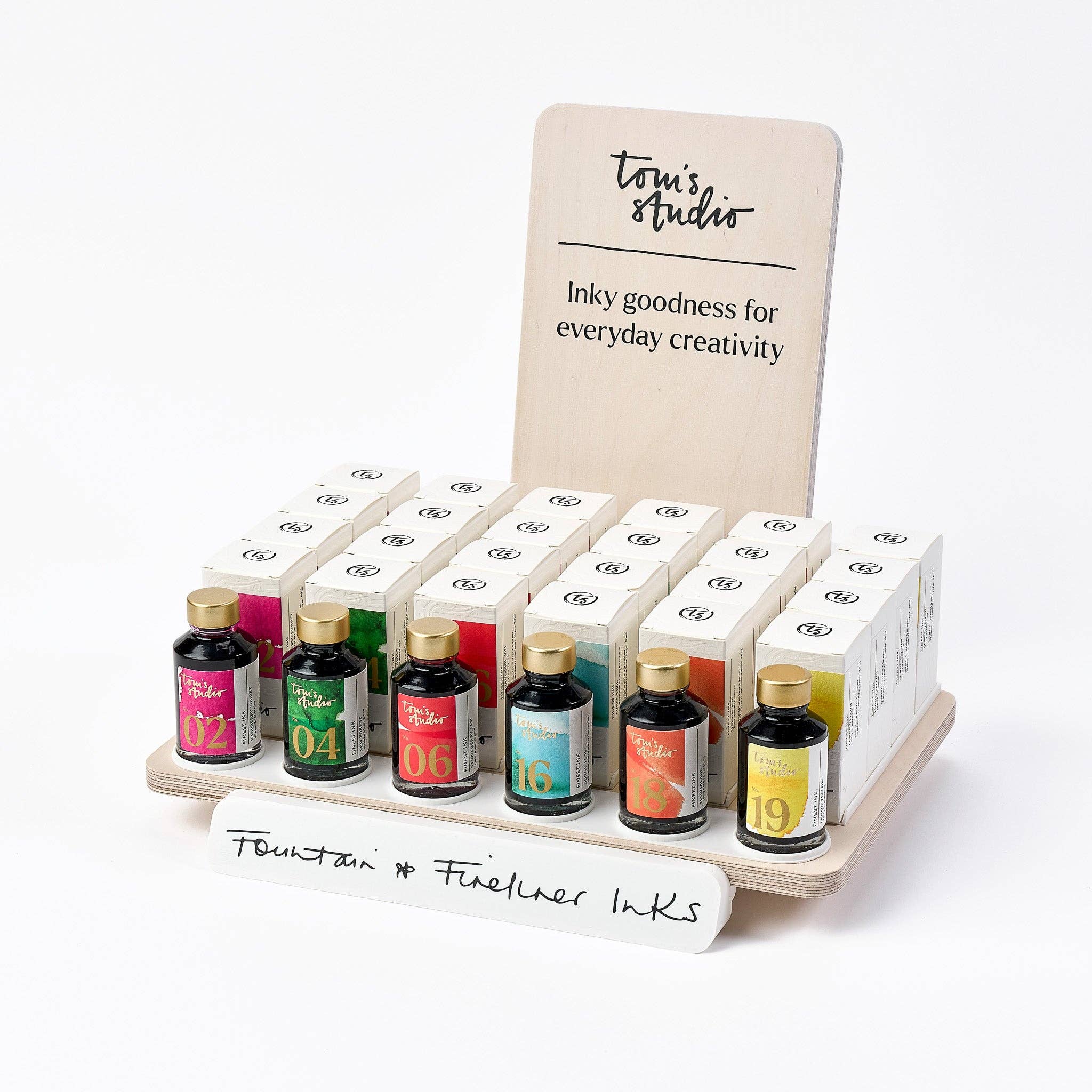 Tom's Studio – wholesale Pen – Fountain Pen Ink - Countertop Display Unit and Starter Kits3