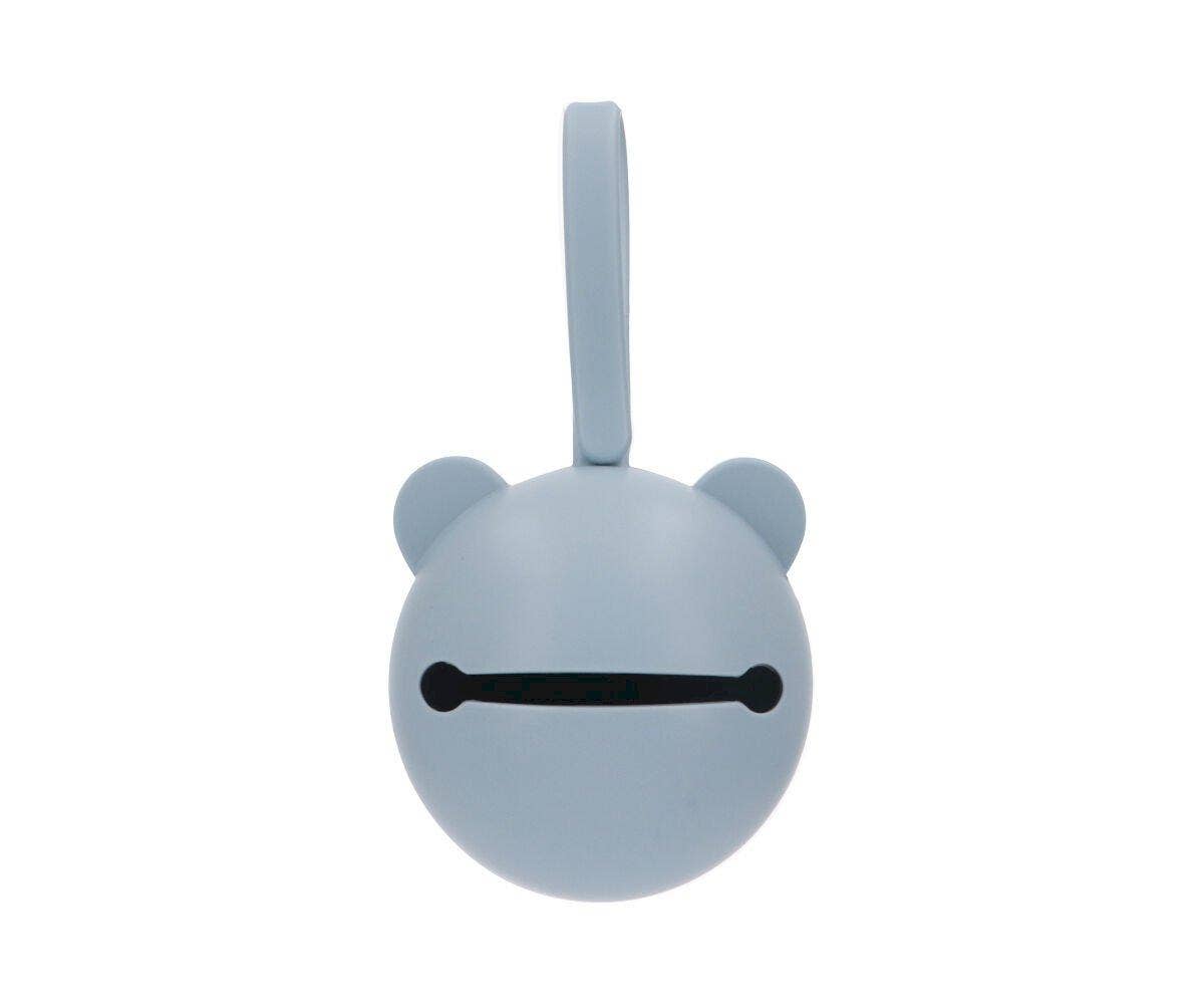 Tutete – Engroshandel Sut - Baby – Suttesnor i silikone med bjørnemotiv, himmelblå2