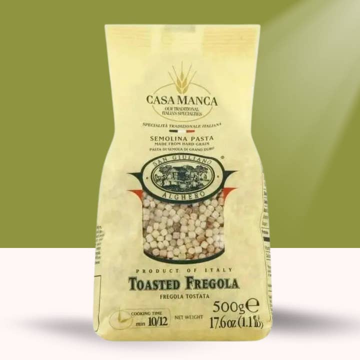 Casacella Foods - Wholesale Pasta - Casa Manca San Giuliano Toasted Fregola Sarda Pasta 17.6oz 2