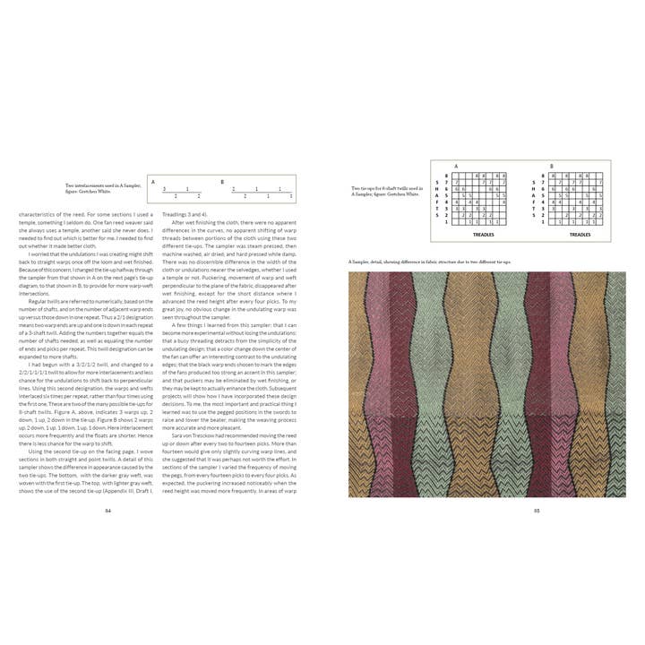 Schiffer Publishing - Wholesale Crafts, Hobbies & DIY - Ondulé Textiles: Weaving Contours with a Fan Reed5