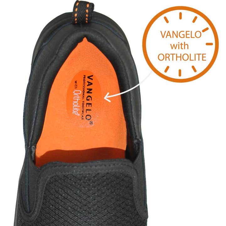 VANGELO Women Slip Resistant Shoe AVA-1 Black for wholesale on Faire6