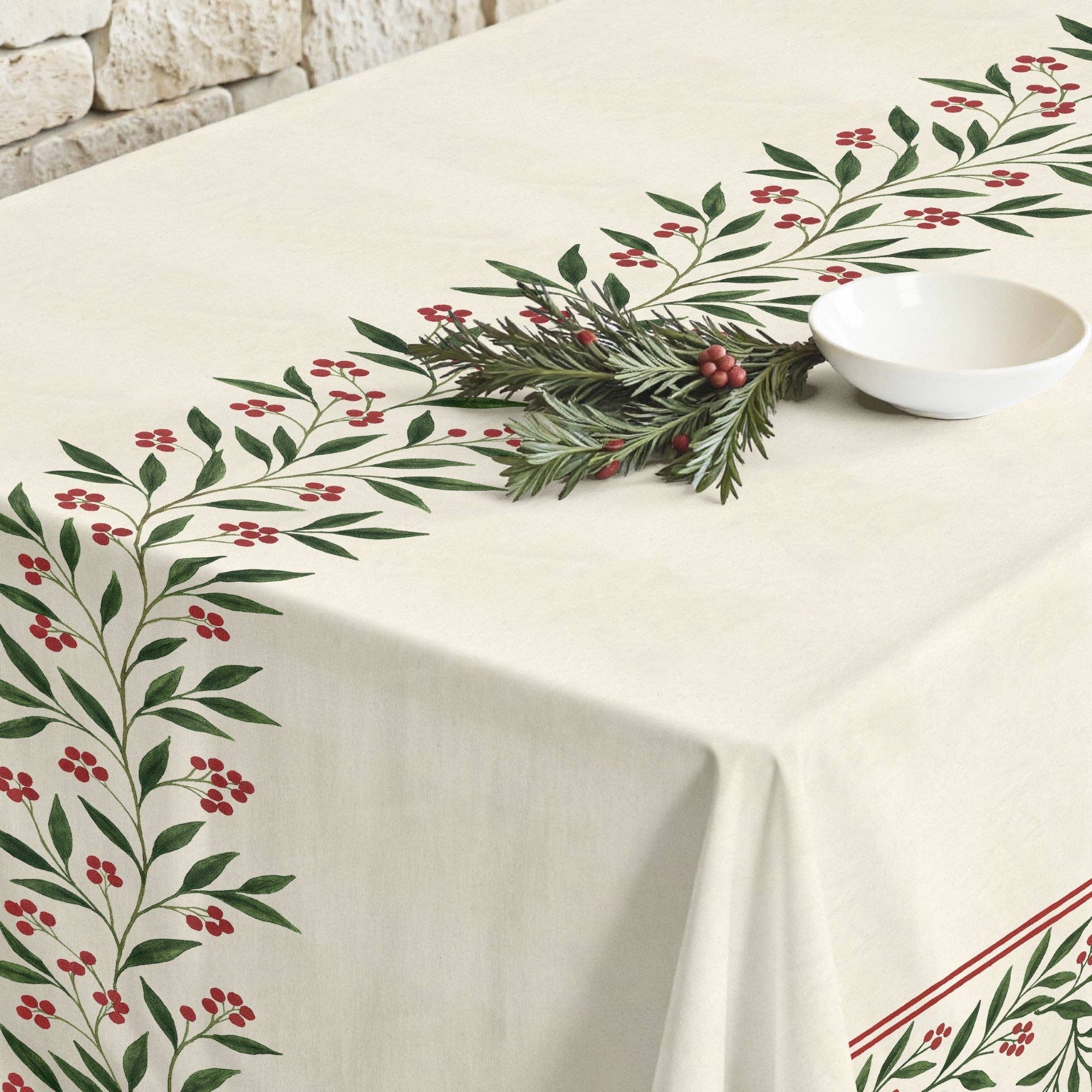 SG HOGAR - Wholesale Tablecloth - Stain-resistant tablecloth Christmas wish 8 12252