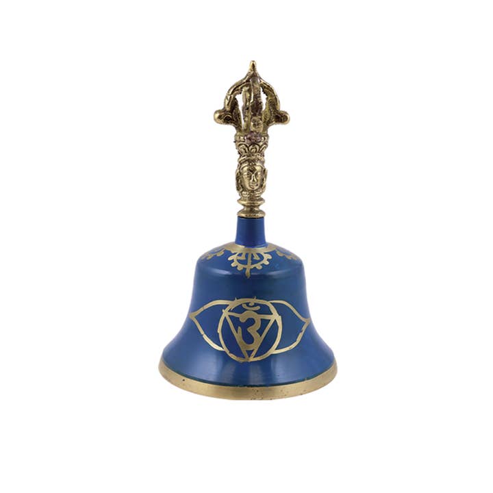 Designs by Deekay Inc. – wholesale Bell – Bronze Tibetan Altar Bell (6.25 in.) - Ajna