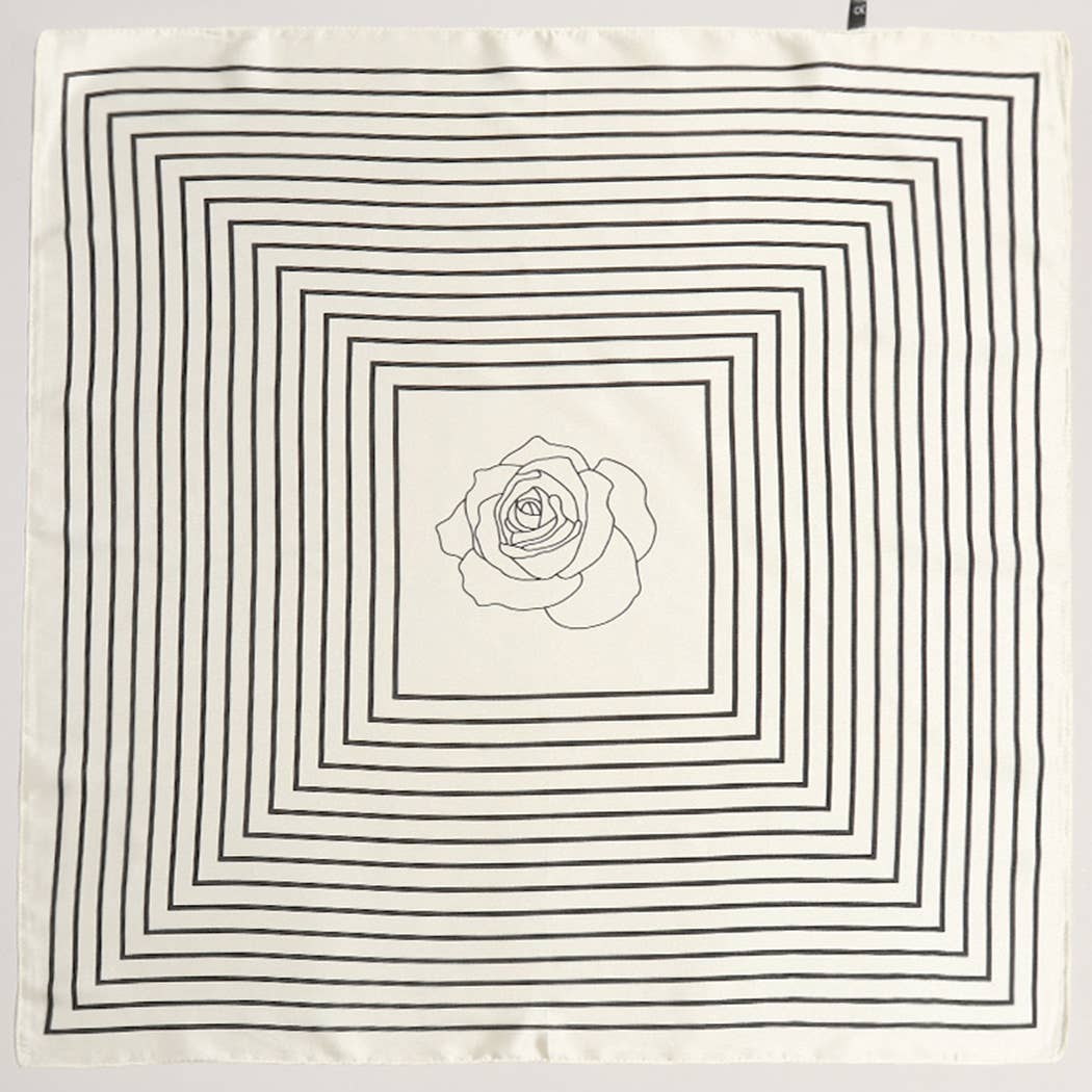 BK/PESO Lenço macio com estampa rosa acetinada leve  para venda a revendedores na Faire0