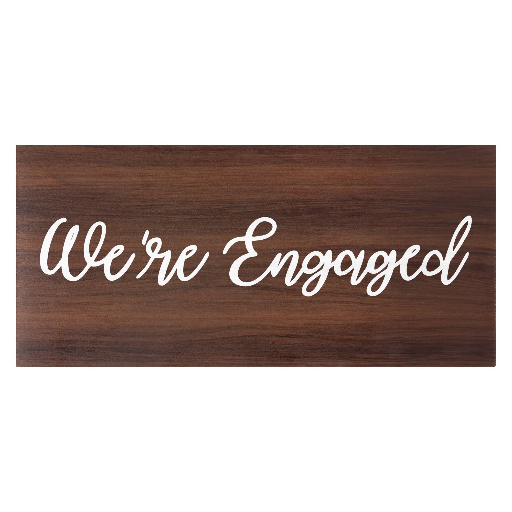 JennyGems – wholesale Sign – We're Engaged - Wooden Engagement Sign7