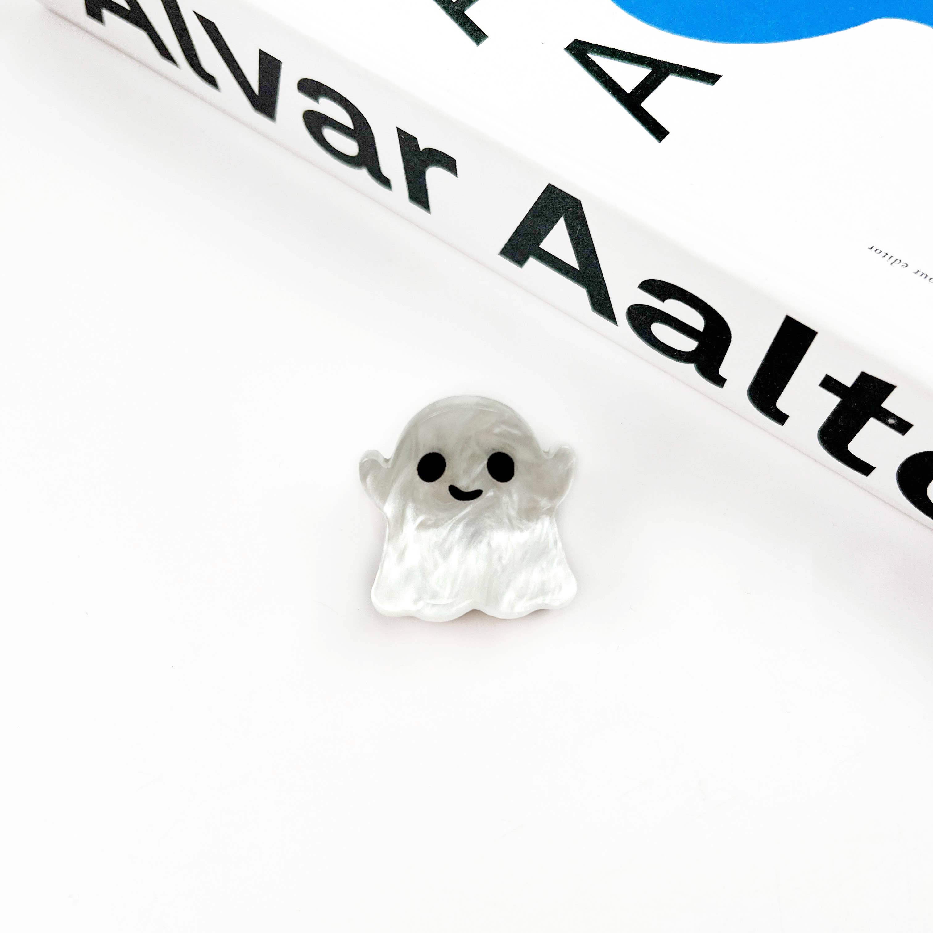 TheDivaSoap – wholesale Hair clip – Women’s – White Ghost Hair Claw,Halloween Hair Clip1