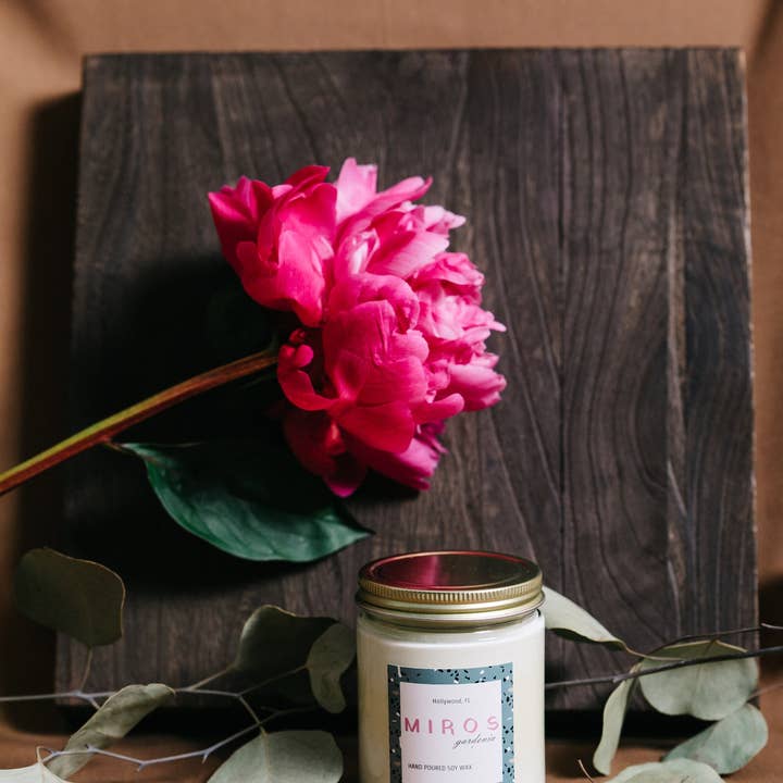 Miros - Wholesale Jar/Filled Candle - Gardenia - Hand Poured Soy Wax Candle - Non Toxic1