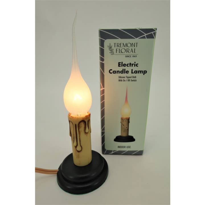 Candeeiro de Vela Antigo com Lâmpada de Silicone por atacado de Tremont Floral Supplies