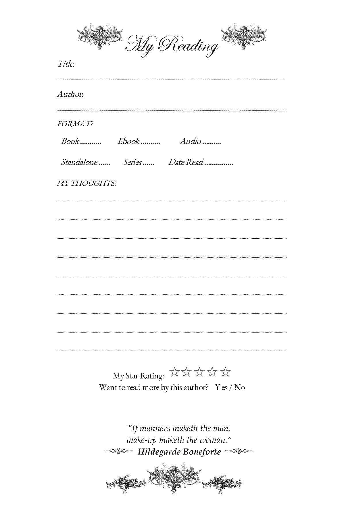 VINTAGE LADIES COLLECTION – wholesale Notebook – Vintage Ladies Collection: BOOKLOVERS LOG DELUXE EDITION5