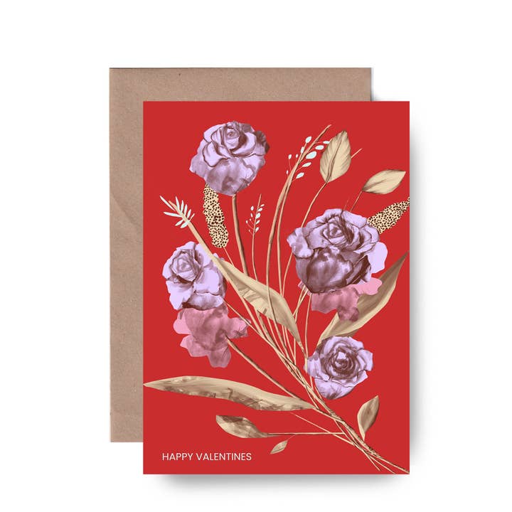 Carte de vœux florale d'amour et d'amitié pour la vente par Tomekah George