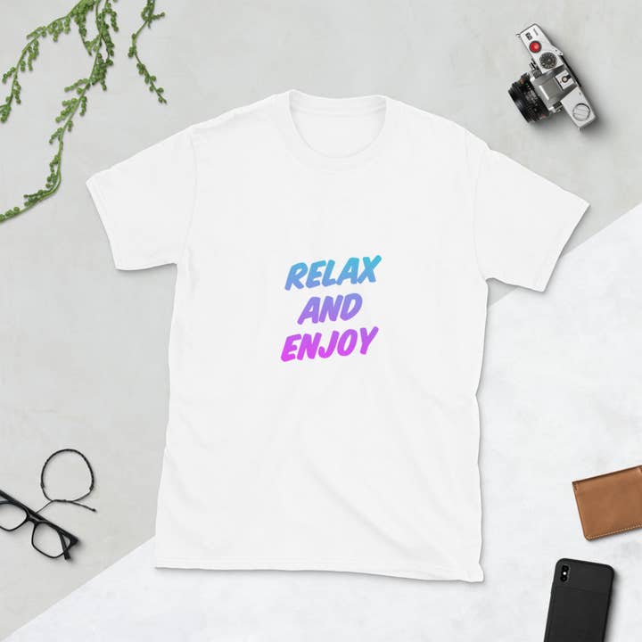 "Relax and Enjoy" T-shirt for wholesale by Crystal Sokuu