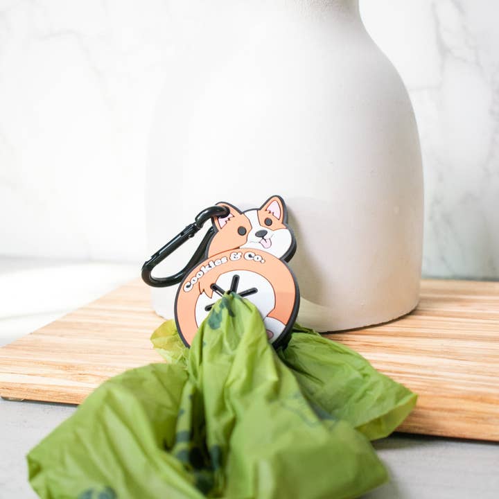 Cookies & Co. - Wholesale Pet Poop Bag Dispenser - Corgi Poop Loop1