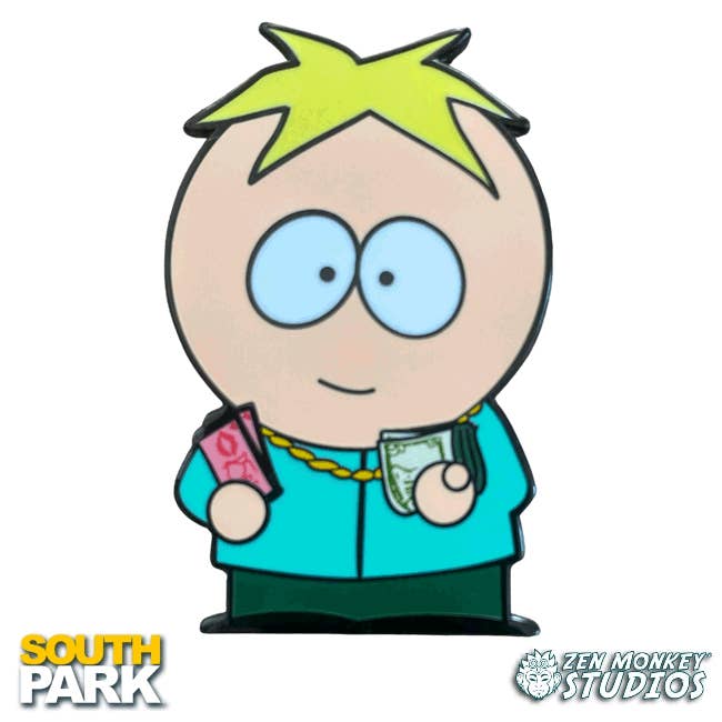 Butters' Bottom Bitch - South Park Enamel Pin for wholesale by Zen Monkey Studios