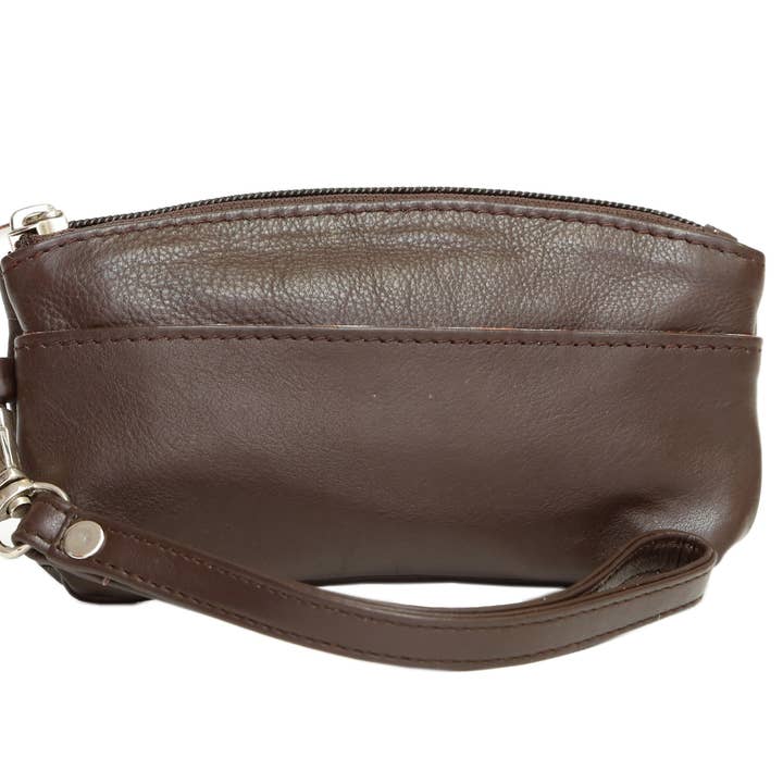 Ashlin Leather Boutique - Venta al por mayor Bolsa para maquillaje - ASHLIN® | BOLSO MUÑEQUERA DE MAQUILLAJE PARA MUJER | PIEL DE VACUNO