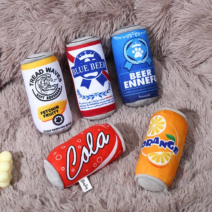 Cheerhunting - Wholesale Knuffelspeeltje - Hond - Petkin - Hondenspeelgoed in de vorm van een blikje1