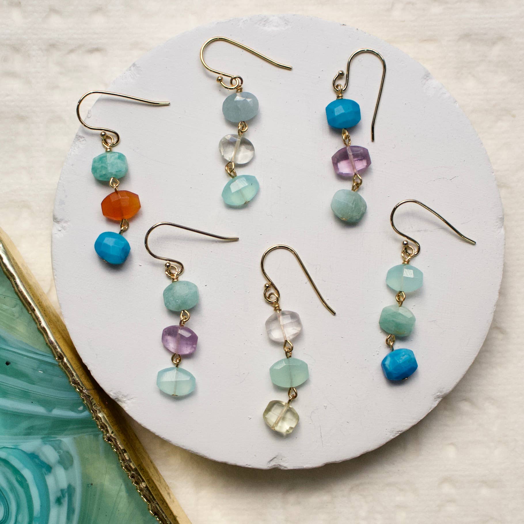 a.v. max - Venta al por mayor Pendientes colgantes - Pendientes Mini Semi Stack19